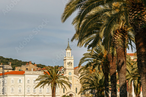 Split city impressions in early spring, Dalmatia, Croatia