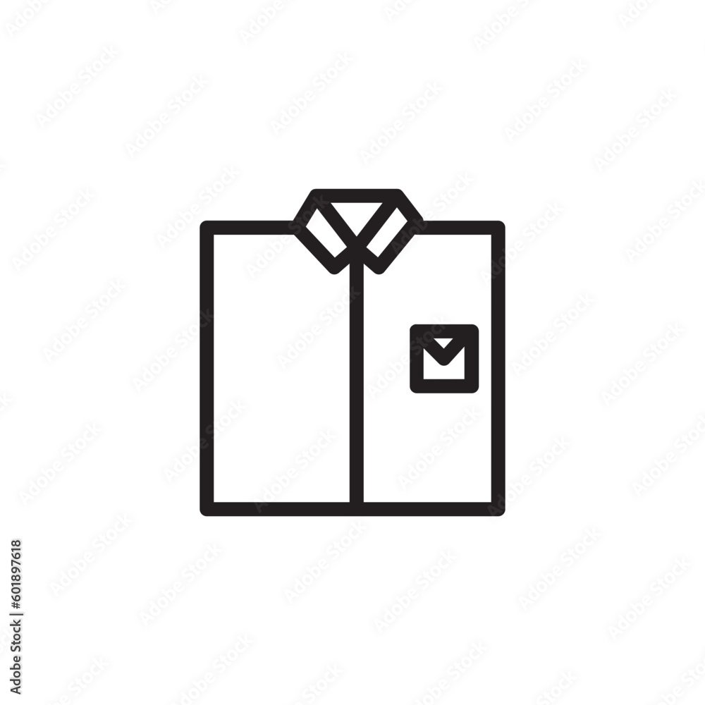 Fashion Shirt Wear Outline Icon Fashion Shirt Wear Outline Icon