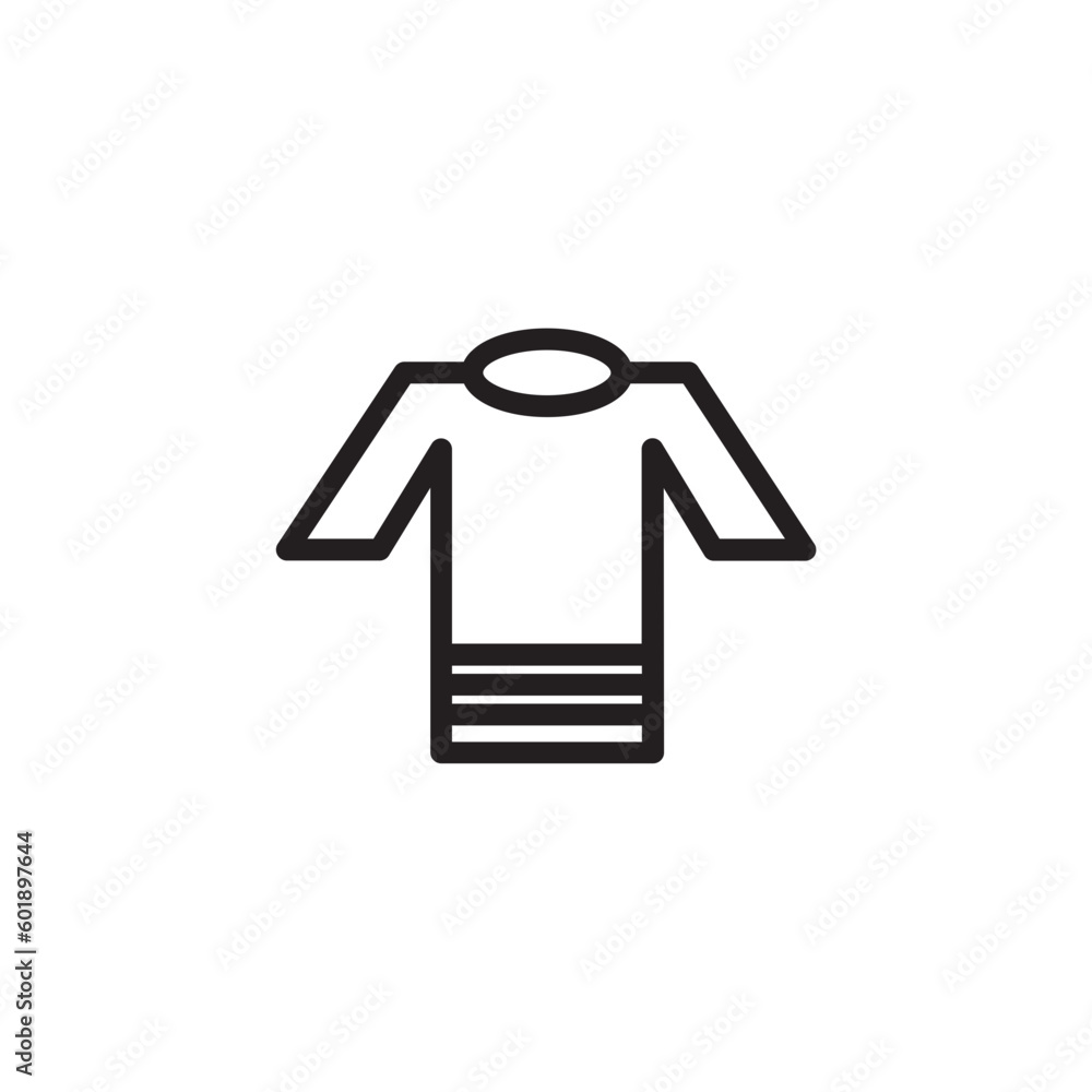 Fashion Shirt Wear Outline Icon