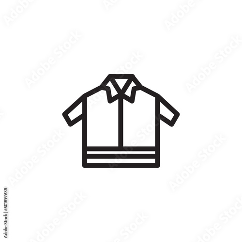 Fashion Shirt Wear Outline Icon