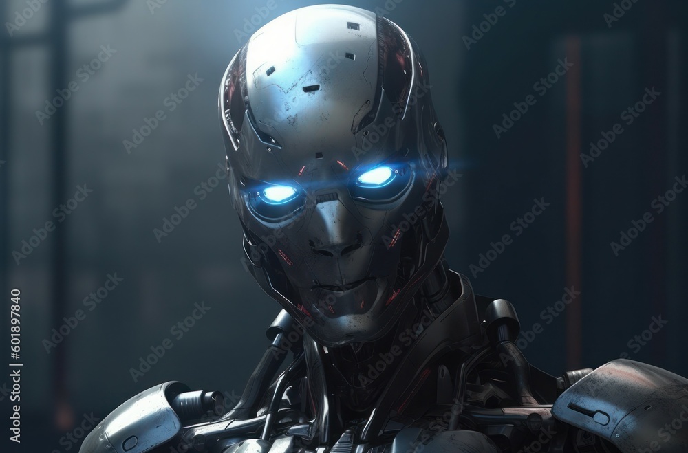 Flexible robot created for multi-purpose industrial tasks. AI generated, human enhanced Flexible robot created for multi-purpose industrial tasks. AI generated, human enhanced