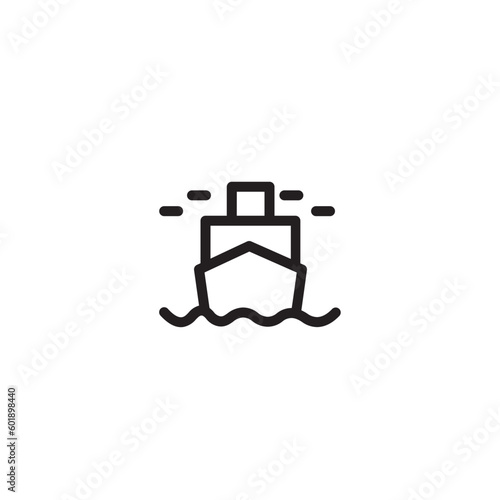Sea Assurance Boat Outline Icon