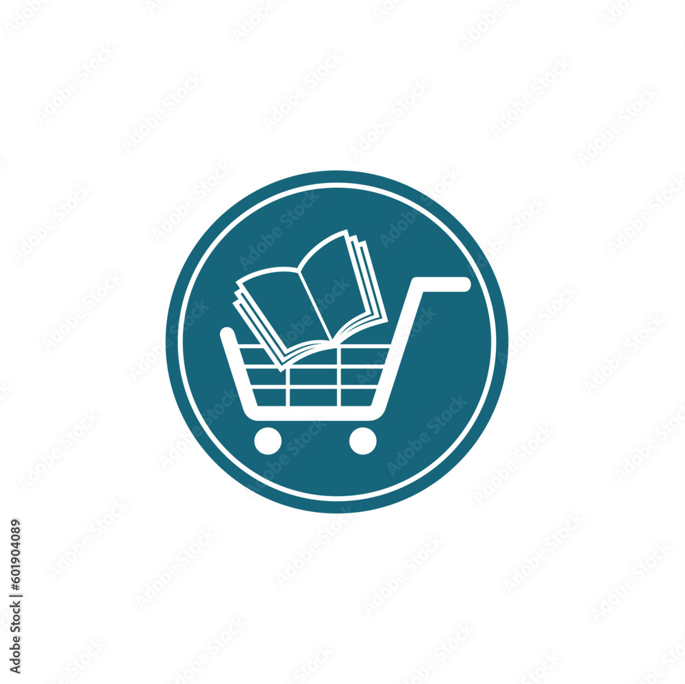 illustration of book trolley, vector art. illustration of book trolley, vector art.