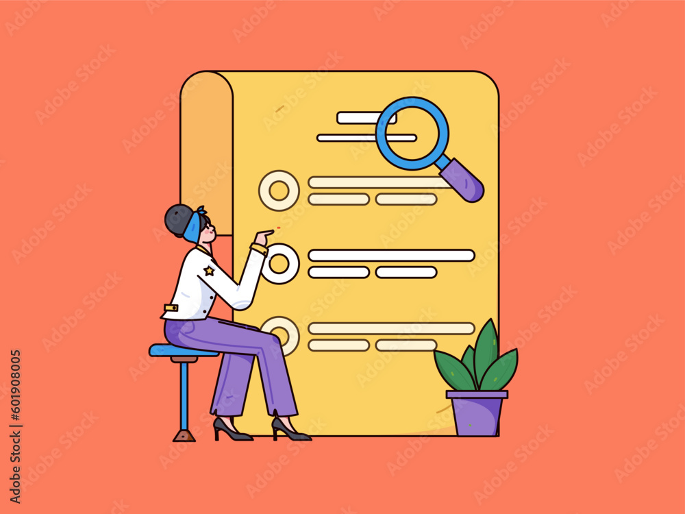Invite friends to conduct questionnaire survey flat vector concept operation hand drawn illustration
Invite friends to conduct questionnaire survey flat vector concept operation hand drawn illustration