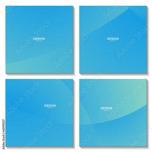 abstract squares colorful gradient wave background for business