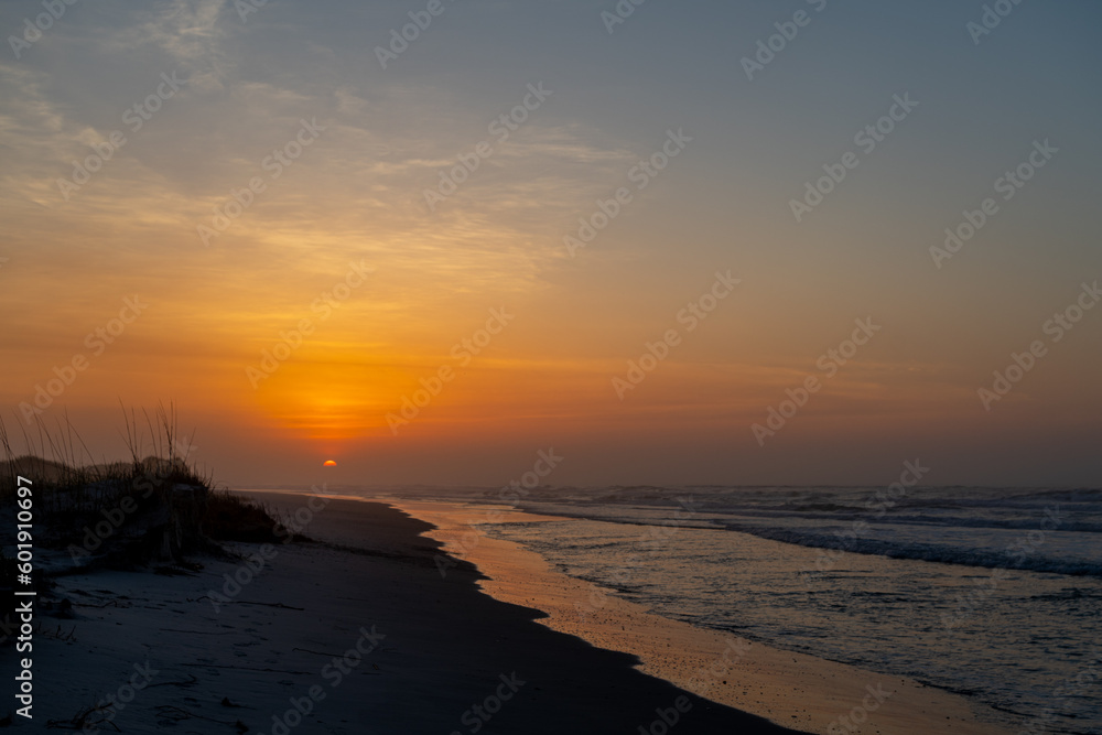 Hazy Beach Sunrise 