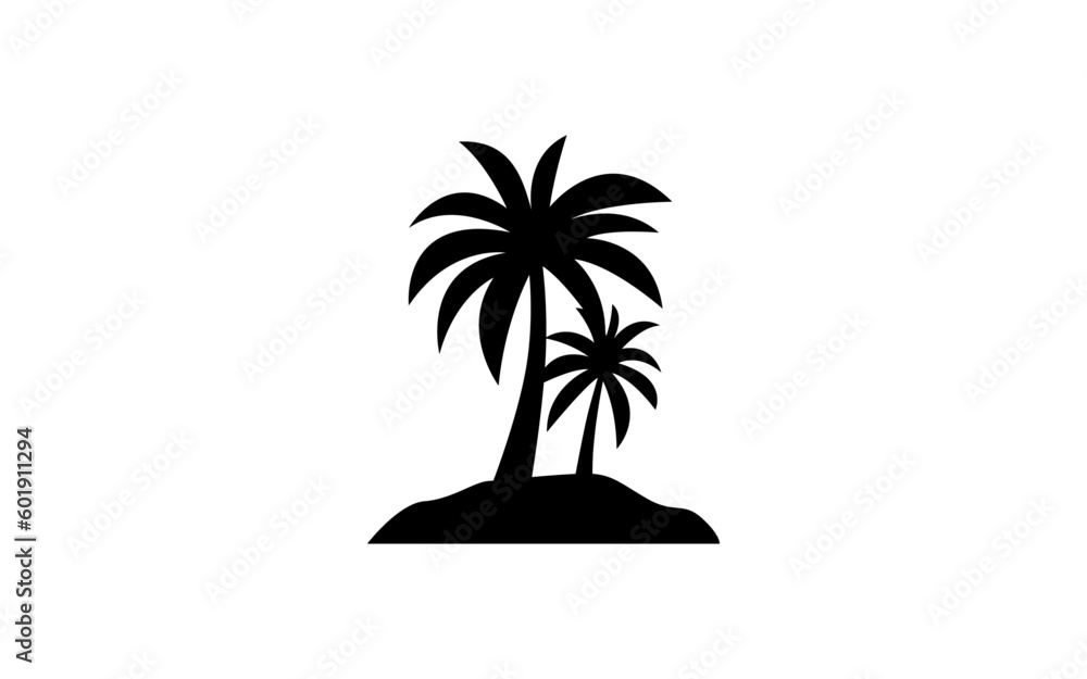 Palm tree for logo template
