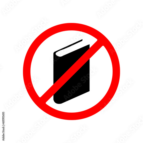 no book simple icon illustration on white background..eps