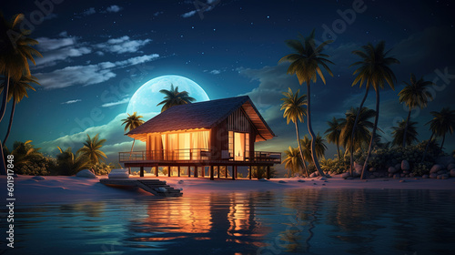 The night tropical island © Absent Satu