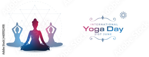 21st june international yoga day event poster for relaxation and calmness