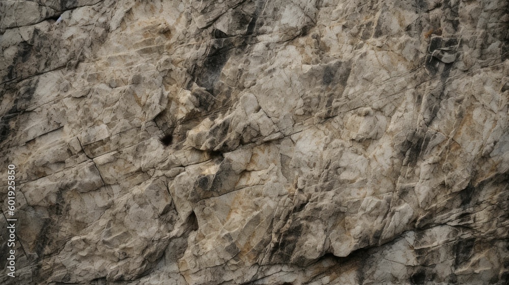 grey stone wall texture. Generative AI