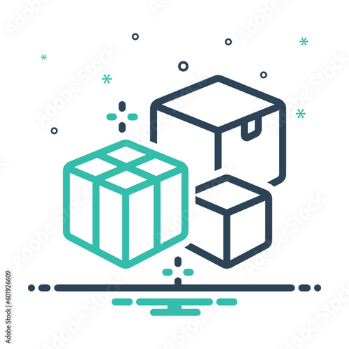 Mix icon for boxes  