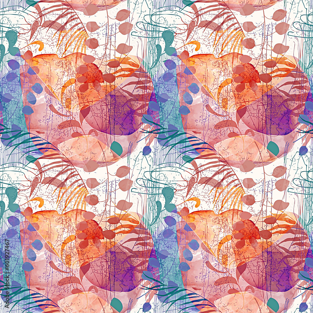 Fototapeta premium pattern with colorful abstract design