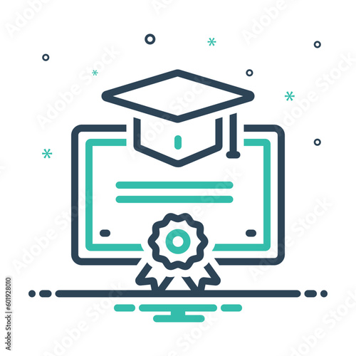 Mix icon for degree 