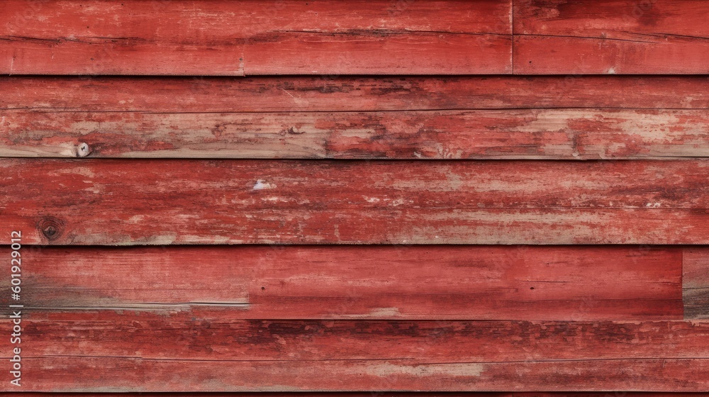 seamless texture of a rustic red barn wall weathered and warm ...