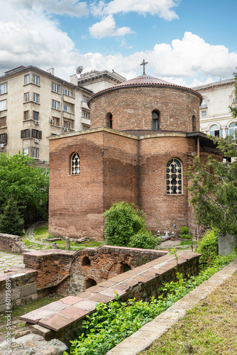 St. George and the Historical and archaeological reserve Serdika - Sredets in Sofia, Bulgaria photo