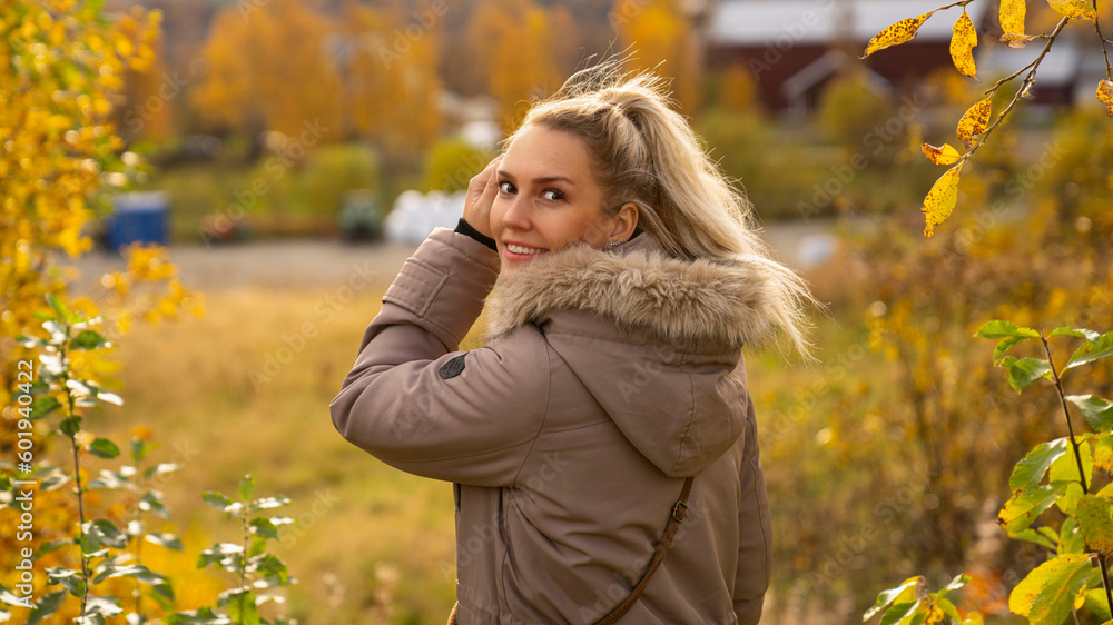 A german girl in Alta Norway A german girl in Alta Norway
