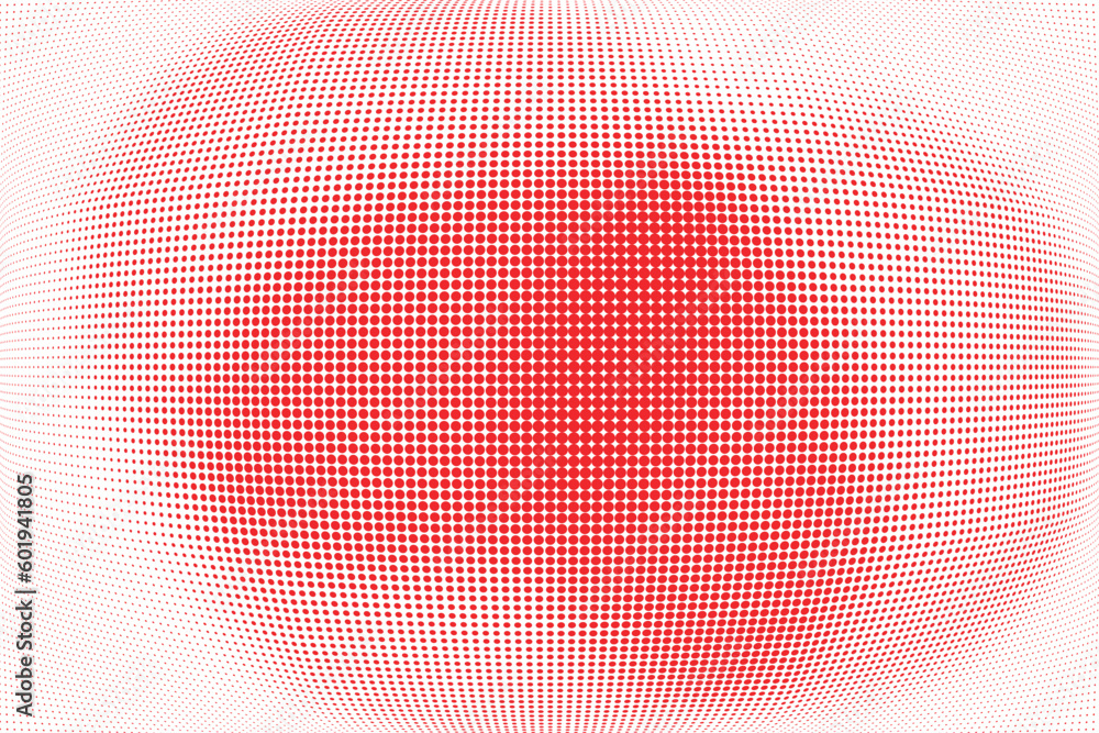Fototapeta premium Polka dot pop art halftone pattern. Vector illustration 