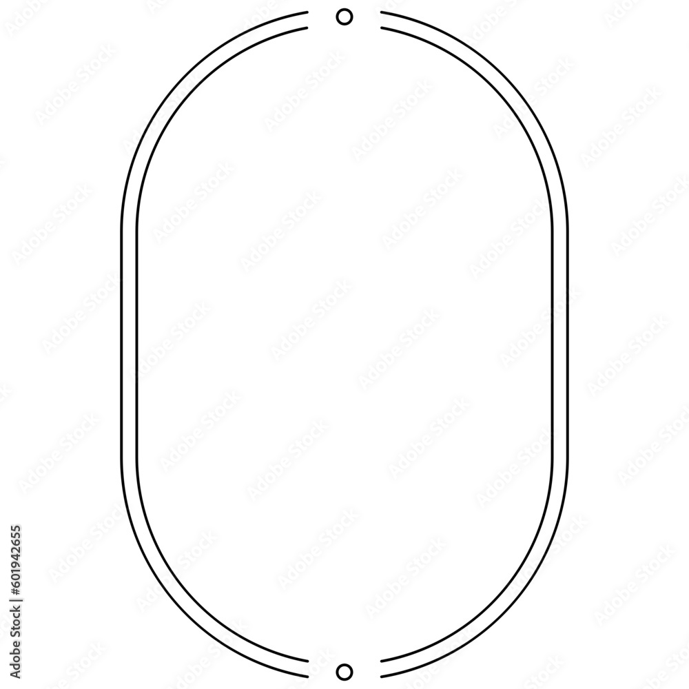 Minimalist rounded rectangle frame Minimalist rounded rectangle frame