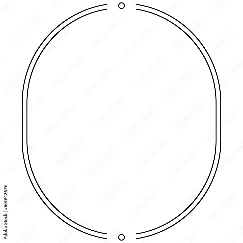 Minimalist rounded rectangle frame Minimalist rounded rectangle frame