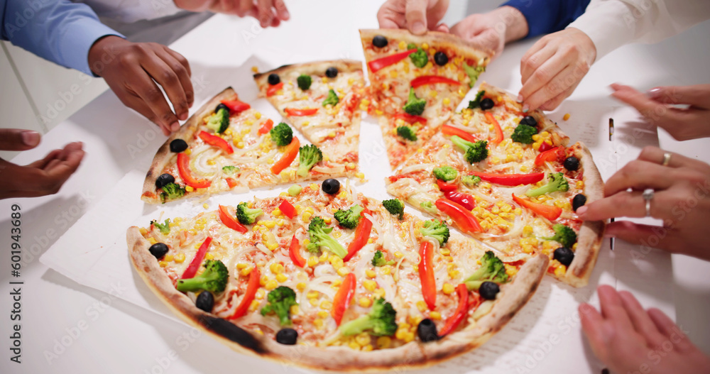 Friends Eating Pizza Stock Photo by ©AndreyPopov 65674549