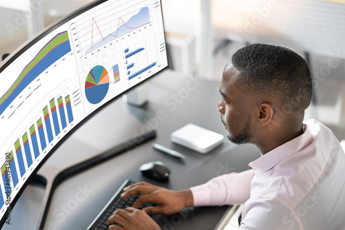 Financial Business Analytics Data Dashboard photo