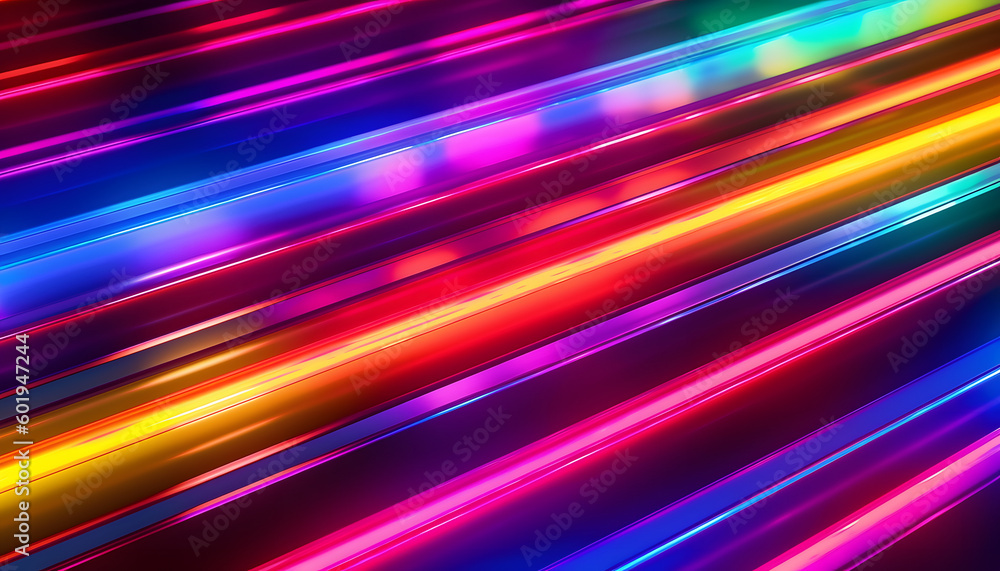 Abstract colorful neon lines texture backdrop, high-speed vivid neon lights symbolizing connection Abstract colorful neon lines texture backdrop, high-speed vivid neon lights symbolizing connection
