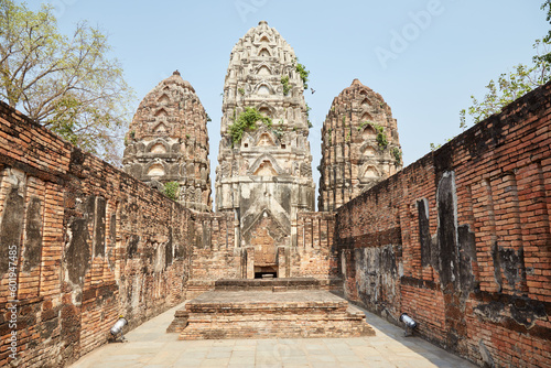 Wat Si Sawai in the historic city of Sukhothai, Thailand, regarded as the first capital of Siam