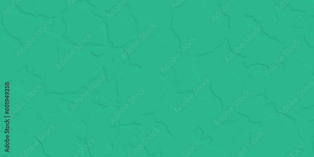 Obraz premium abstract texture. creative background for design. green color. Banner for insertion into site. Horizontal image. 3D image. 3D rendering.