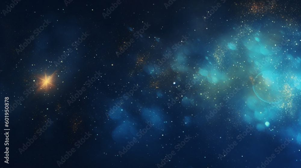 Space Nebula Galaxy Background Generative ai