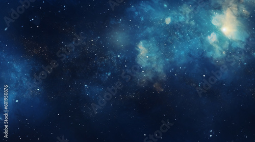 Space Nebula Galaxy Background Generative ai