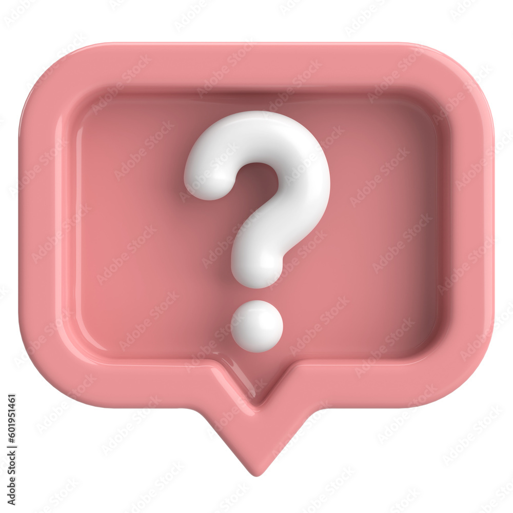 Question mark sign. 3D illustration. Question mark sign. 3D illustration.