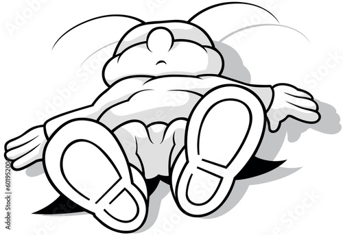 Drawing of a Sleeping Crick...