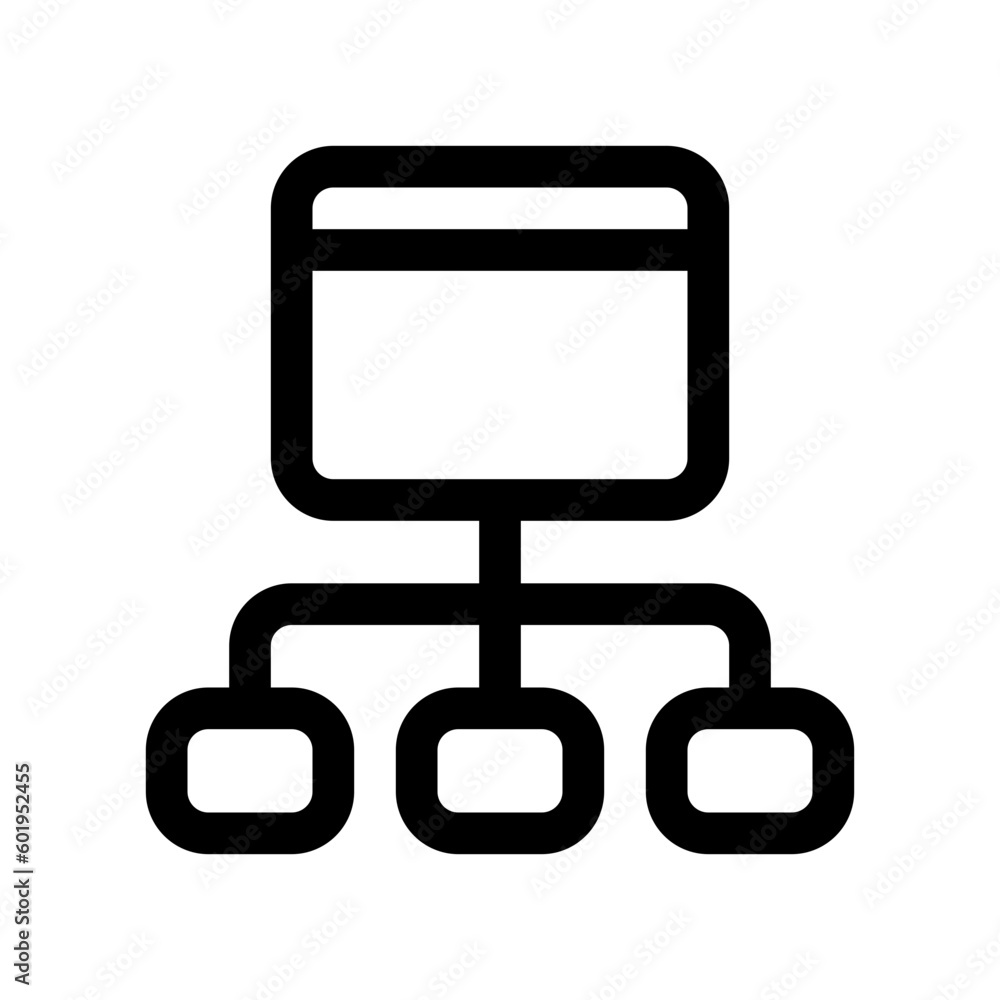 Editable sitemap, hierarchy vector icon. Part of a big icon set family. Perfect for web and app interfaces, presentations, infographics, etc Editable sitemap, hierarchy vector icon. Part of a big icon set family. Perfect for web and app interfaces, presentations, infographics, etc