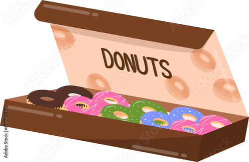 donuts in a box