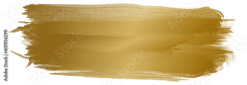 Gold paint strokes