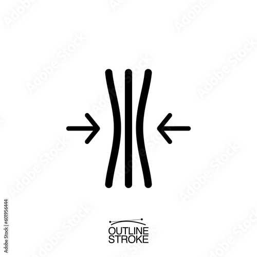 thin icon outline editable stroke vector illustration eps