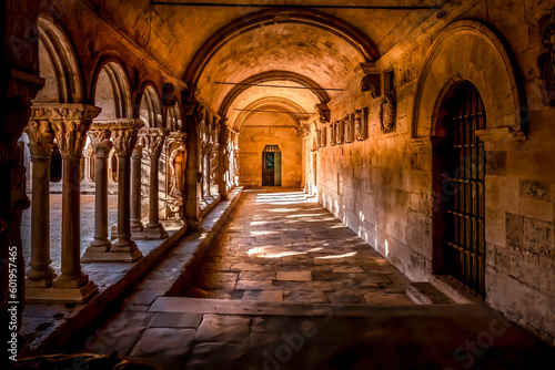 Inside deserted Abbey