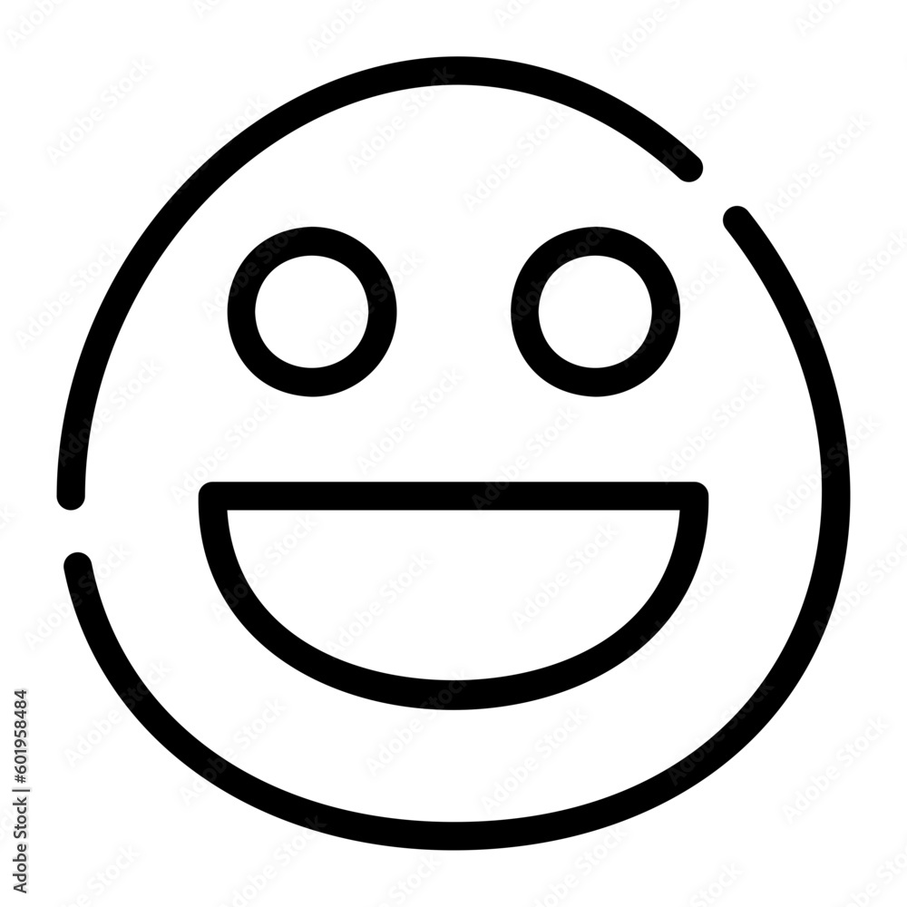smile line icon smile line icon