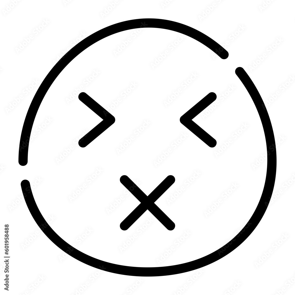 Sick line icon Sick line icon