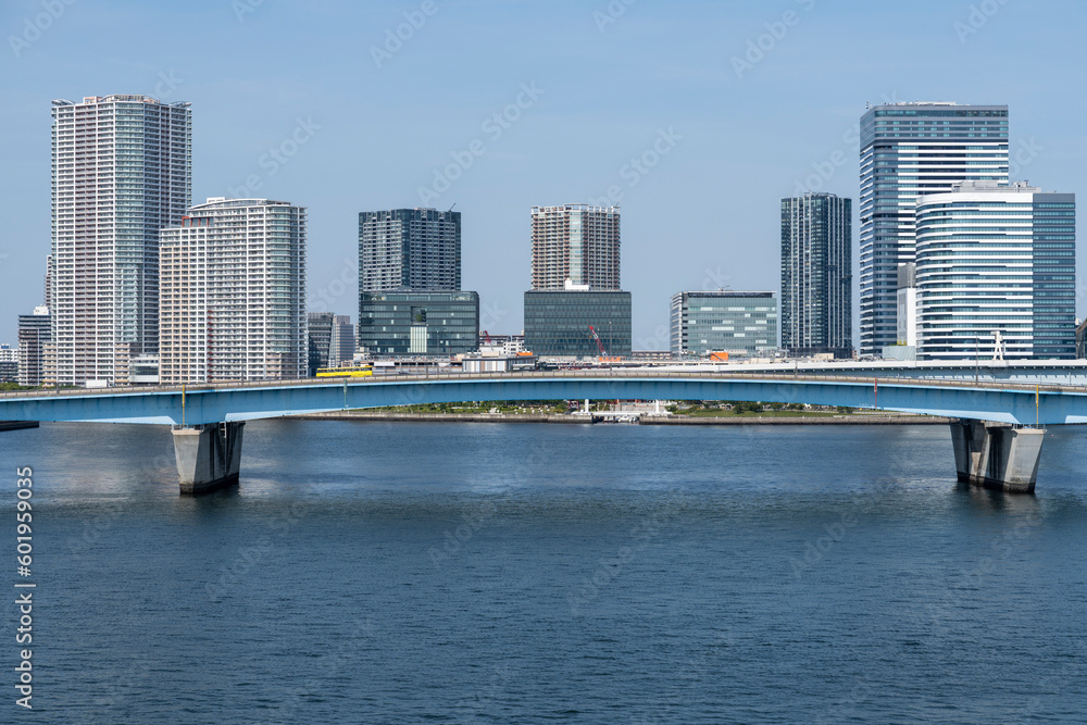 Obraz premium 東京 晴海運河の風景