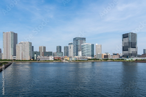東京 晴海運河の風景