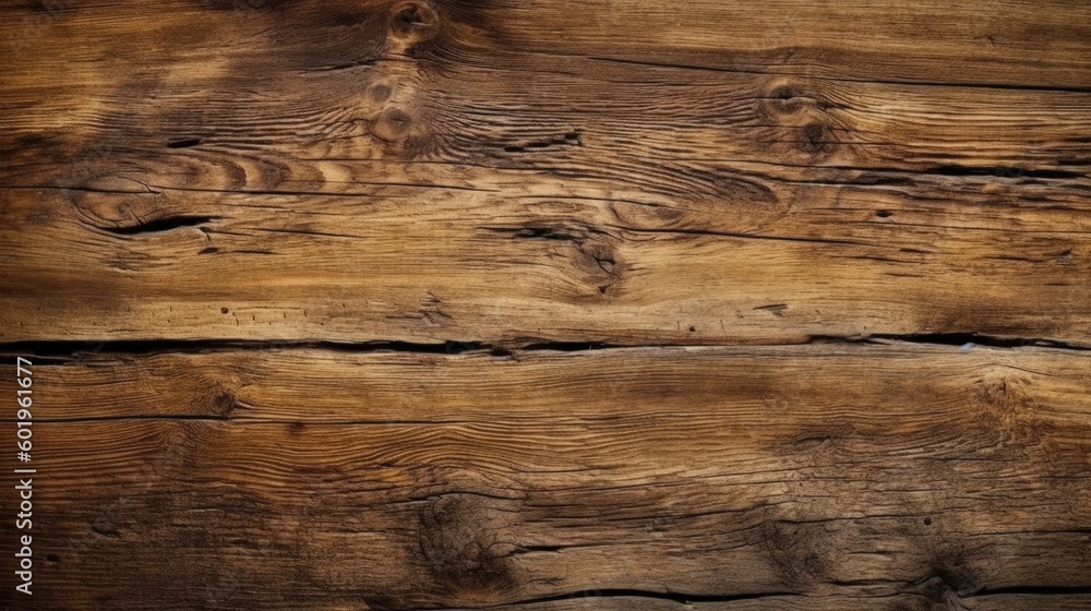 Fototapeta premium Dark wooden texture. Rustic three-dimensional wood texture. Wood background. Modern wooden background. Generative AI