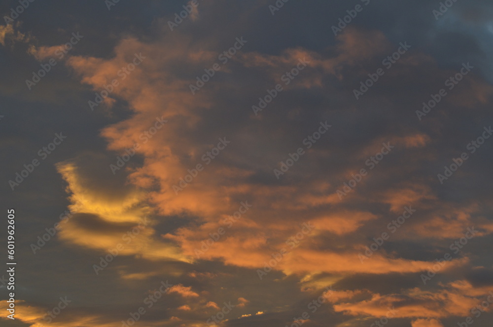 clouds at sunset