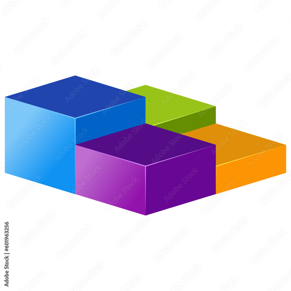 Fototapeta premium 3D Diagram