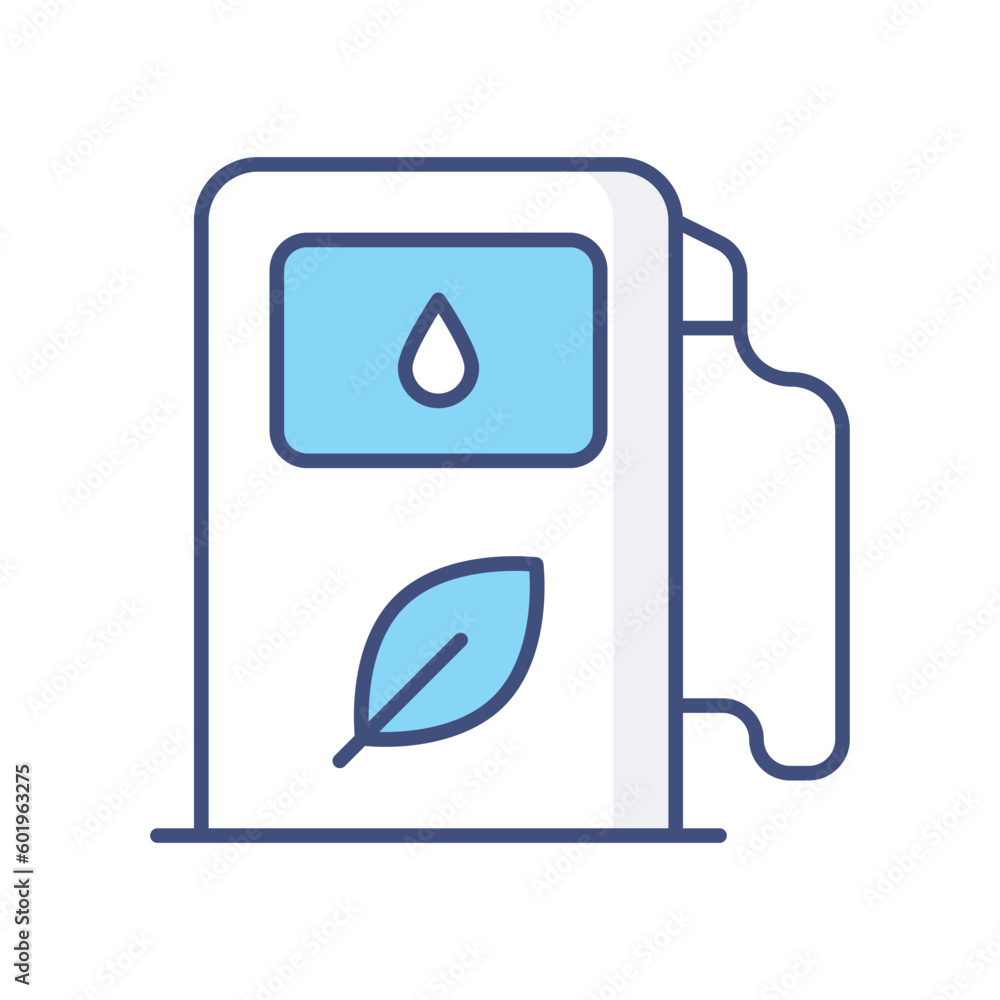 Biofuel icon vector stock illustration. Biofuel icon vector stock illustration.