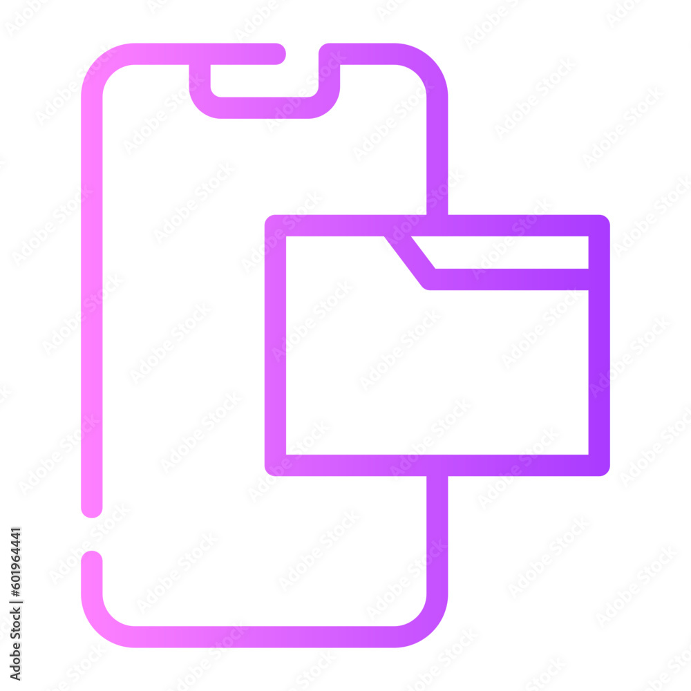 folder gradient icon folder gradient icon