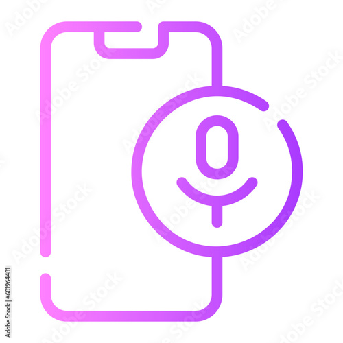 recorder gradient icon