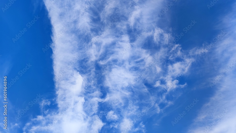 Blue sky and white clouds