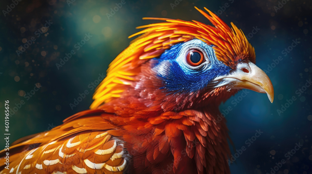Obraz premium Golden Pheasant. Generative AI